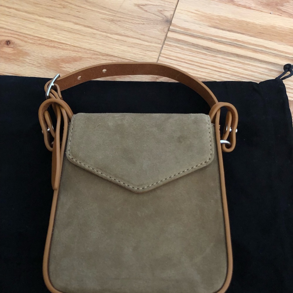 Rag & Bone Journee Crossbody.Dust cover. Suede & Leather.